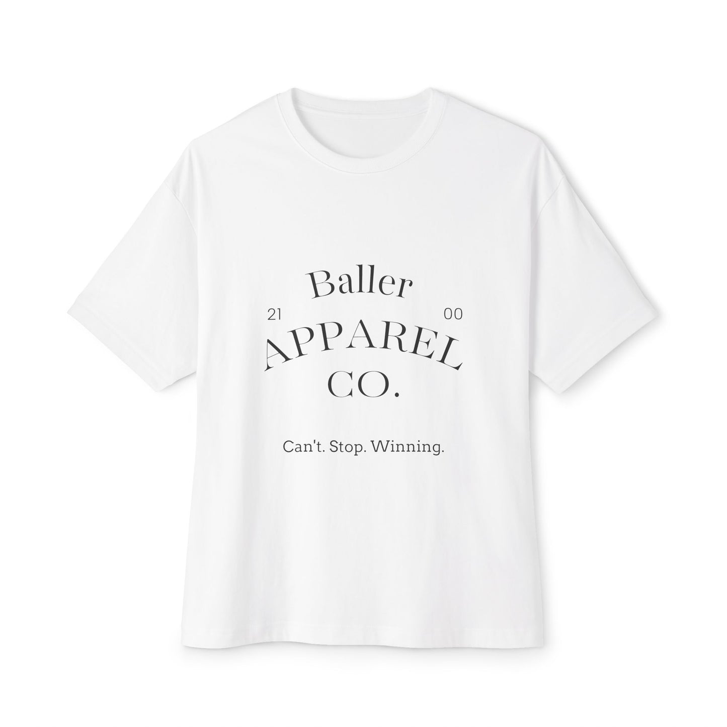 Baller Cat Unisex Oversized Boxy Tee -